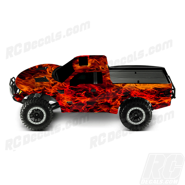 Traxxas Raptor F150 Full Body RC Decal Kit - Flames 