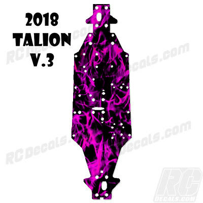 Arrma Talion 6S BLX (2018) (V3) Chassis Protector -Pink Flames 