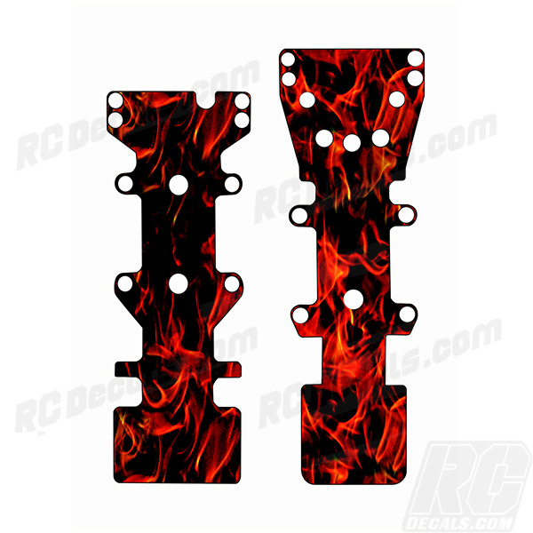 Traxxas T-Maxx GPM Skid Plate Protectors - Flames (Any Color!) rc decals, rc, radio controlled, decals, team associated, chassis protector decals, rc cars, rc truck, rc starter wand, rc graphics, rc graphic kits, drone, rc drone, drone decals, traxxas decals, rc stickers, flag decals, radio controlled car stickers, drone stickers, dji stickers, dji decals, losi decals, losi stickers