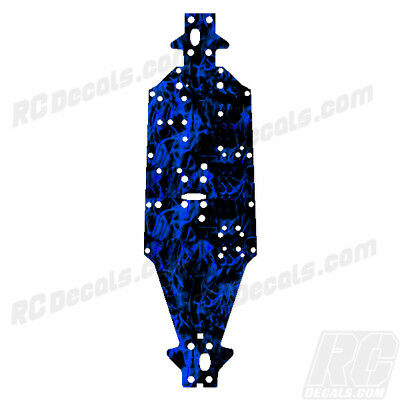 Arrma Kraton 6S BLX (2018) (V3) Chassis Protector -Blue Flames 