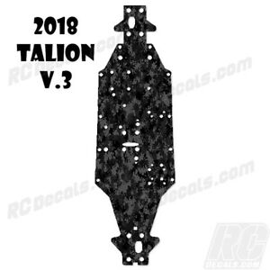 Arrma Talion 6S BLX (2018) (V3) Chassis Protector - Black Camo Digi 