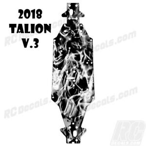 Arrma Talion 6S BLX (2018) (V3) Chassis Protector - Grey Flames 