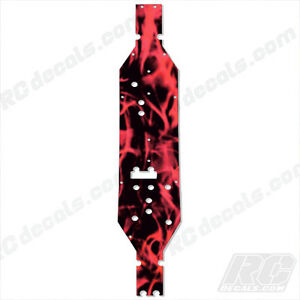 Axial EXO Terra Buggy Chassis Protector (1/10) - Flames Red 