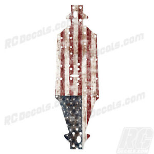 Arrma Kraton 6S BLX (2018) (V3) Chassis Protector - Distressed American Flag 