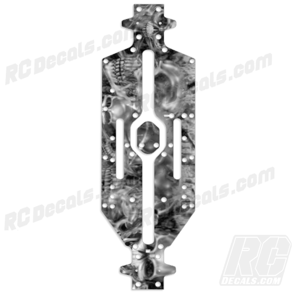 Arrma Kraton 8S 1/5 Scale Chassis Protector #AR110002 - Skully decal, wrap, sticker, protection